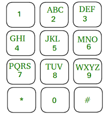 This won't support 2 digit numbers. Convert A Sentence Into Its Equivalent Mobile Numeric Keypad Sequence Geeksforgeeks