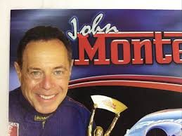 John Montecalvo Autograph American Drag Racing League Promotional Card 8x10