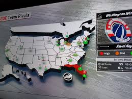 Does Anyone Know Why There Is A Little Europe Icon In The Bottom Right Of The Rivals Map In Myleague Were They Intending On European Expansion Teams Nba2k