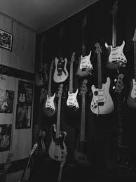 Black And White Electric Guitar Aesthetic Guitars Tumblr Aesthetic Grunge Badass Aesthetic Black And White Photo Wall