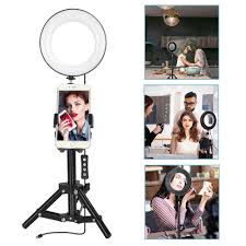 Zomei 6 Inch Desktop Led Ring Light Kit For Makeup Live Streaming Miyamondo