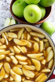 Homemade Apple Pie Filling Recipe Is Granny Smith Apples Simmered In Brown Sugar On Your Granny Smith Apples Recipes Apple Pie Recipe Easy Pie Filling Recipes