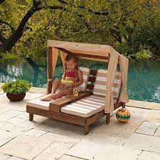 Icymi Outdoor Double Chaise Lounge Kids Wooden Patio Furniture Pool Chair Sun Canopy Double Chaise Lounge Wooden Patio Furniture Lounge Chair Outdoor
