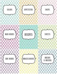 Recipe Binder Printables By Melanie Gets Married Organize Your Recipes With These Pretty Cover Pages Diy Recipe Binder Recipe Binder Printables Recipe Binder