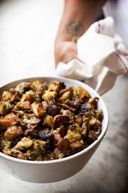 It can also be baked in a muffin tin for individual servings. Oyster Stuffing Stuffing Recipes Oyster Recipes Seafood Recipes