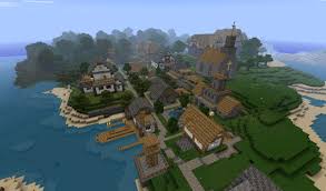 There's no better place for practicing building than minecraft. Small Village Minecraft Map