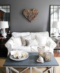 Coastal Living Room With A Gray Color Scheme Diy Living Room Decor Living Room Diy Wall Decor Living Room