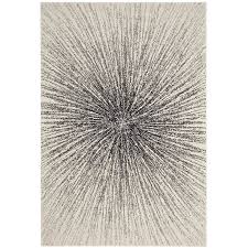 Black And Ivory Area Rug Contemporary Burst Black And Ivory Area Rug 9 X 12 Affiliate Link Inexpensive Rugs Rugs Area Ru Eclectic Area Rug Geometric Area Rug Oriental Area Rugs