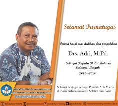 We did not find results for: Ucapan Selamat Kepala Balai Bahasa Sulawesi Tengah Purnatugas Balai Bahasa Sulawesi Tengah