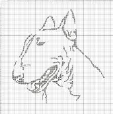 вышивка крестом схемы скачать бесплатно без регистрации черно белые Pitbul Staff Bulterer Vkontakte Vyshivka Krestom Alfavita Bulterer Vyshivanie Krestikom