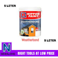 Check spelling or type a new query. Nippon Paint Weatherbond Page 1 Exterior Wall Paint Cat Luar Rumah 5l 5 Liter Shopee Malaysia