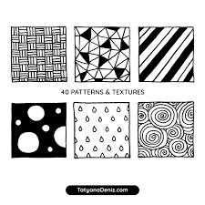 They are easy to make and beautiful to wear! 40 Textures And Patterns For Kawaii Drawings Week 9