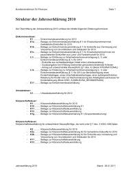 Selbst dann nicht, wenn ihm daraus finanzielle nachteile entstehen. Struktur Der Jahreserklarung 2010 Bundesministerium Fur Finanzen