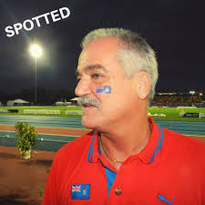 Spotted! Councillor David Wight showed up and showed out for #TeamCayman  #CaymanIslands #CaymanCarifta2019