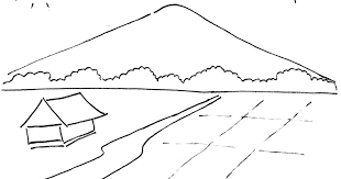120 sketsa gambar pemandangan alam bagus dan berwarna. Terpopuler 36 Gambar Pemandangan Tidak Berwarna Gambar Pemandangan