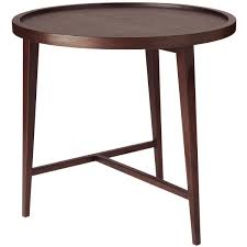 Boston Dark Wood Side Table Large Wood Round Wood Side Table Dark Wood Table Side Table