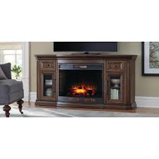 Home decorators collection, an exclusive brand of the home depot. Home Decorators Collection Georgian Hills 65 In Bow Front Tv Stand Infrared Electric Fireplace In Oak Brown Shop Your Way Online Shopping Earn Points On Tools Appliances Electronics More