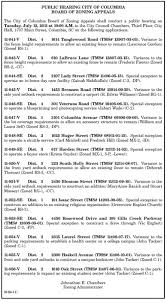 Best restaurants in columbia, sc. Public Notices Columbia Star