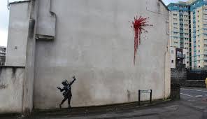 Famed street artist banksy is known the world over for his commentary on society in the form of graffiti art big and small. Banksy Walking Tour Visit Bristol