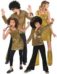 Gold Disco Family Costumes These Gold Disco Family Costumes Includes Four Costumes The Gold Disco Outfit Disco Costume Disco Outfit Disco Costume For Women