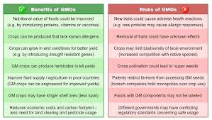 We can boost global food security, improve the nutritional value of food, use fewer pesticides and herbicides and develop new ways to fight disease. Gmo Debate Bioninja