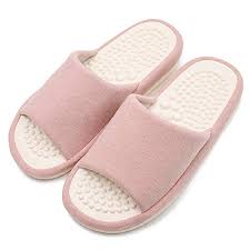 Chuangli Womens Reflexology Massage Slippers Acupressure