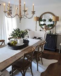 80 Gorgeous Farmhouse Dining Room Table And Decorating Ideas Homekover Farmhouse Dining Room Table Farmhouse Dining Rooms Decor Dining Table Centerpiece