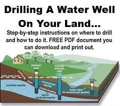 How to drill my own water well. Step By Step Instructions Drilling A Water Well On Your Land Water Well Water Well Drilling Well Drilling