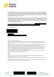 Cancer council nsw is registered with the australian taxation office as an income tax exempt charity: 2