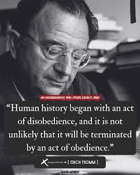 Creation and destruction, love and hate, are not two instincts which exist  independently. They are both answers to the same need for transcendence,  and the will to destroy must rise when the