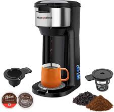 It is made of mostly stainless steel, which is quite durable. Amazon Com Single Serve Coffee Maker For K Cup Pods Ground Coffee Tea 3 In 1 Thermal Drip Instant Coffee Machine Brewer With Upgraded Anti Spill Filter Self Cleaning Function Brew Strength Control Home