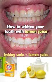 Proponents of baking soda and lemon juice for teeth whitening maintain that, as a base, the baking soda will neutralize the high acidity of the lemon juice. Pin On Teeth Whitening Diy