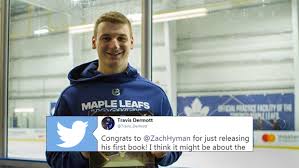 Zachary hyman is a canadian professional hockey player with the toronto maple leafs. Travis Dermott Joked About Zach Hyman S Linemates In Relation To His New Book Title Article Bardown