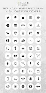 Black And White Icons For Instagram Bio 50 Instagram Story Highlight Icon Covers Black White Instagram Story Highlight Icons Em 2020 Logotipo Instagram Ideias Instagram Instagram