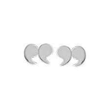 Sarcastic quotes wise quotes quotable quotes movie quotes great quotes funny quotes mark twain quotes. Boma Jewelry Sterling Silver Quotation Mark Stud Earrings Import It All