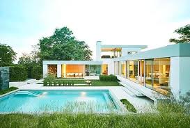 Bungalow By Drewes Strenge Architekten Near Frankfurt Germany Coolthings Architect House Pool Houses Architecture