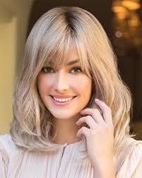 Amore Wigs Ryder In 2020 Bangs With Medium Hair Monofilament Wigs Medium Hair Styles