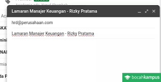 Maybe you would like to learn more about one of these? Cara Mengirim Lamaran Lewat Email Dengan Mudah Contoh