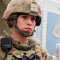 Task Force Spartan 3 soldier Army Spc. Lori Sorrells