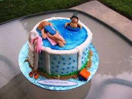 Swimming Pool Cake Children S Birthday Cakes Cake Pool Cake Swimming Pool Cake
