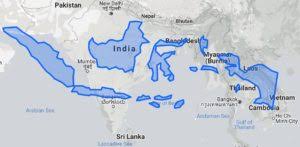 Get a full comparison between india vs indonesia. 10 Awesome Size Comparisons Of The Indonesian Archipelago Vs The World Wowshack
