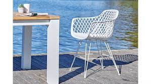 Outdoor egg chair kids size stationary outdoor soft cushion wicker/metal natural. Buy Bluebell Outdoor Dining Chair White Harvey Norman Au
