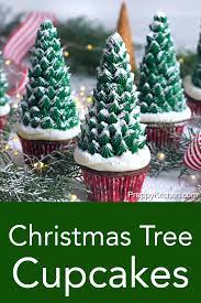 Christmas Tree Cupcakes Video Recipe Video Christmas Tree Cupcakes Christmas Food Christmas Treats