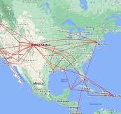 Southwest Airlines Route Map : Scribble Maps