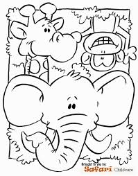 Coloring Pages For Pre K Buku Mewarnai Binatang Gajah