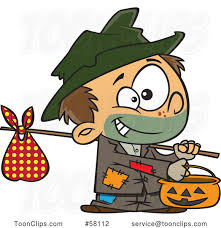 Cartoon Boy Trick Or Treating On Halloween As A Hobo 58112 By Ron Leishman Hobo cartoons squat the planet. halloween as a hobo 58112 by ron leishman