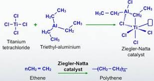 In Ziegler Natta Polymerisation Of Ethylene The Active Species Is