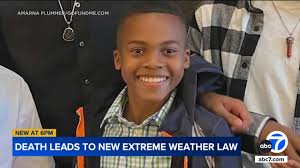 Yahushua Robinson death: New CA law to protect students from extreme  weather after SoCal boy dies during heatwave