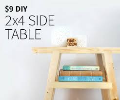 I'm so excited to share this project, i can't even stand it! 9 2x4 Side Table 6 Steps With Pictures Instructables