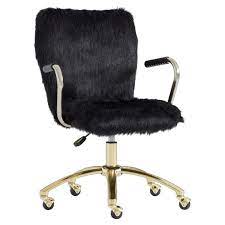 Buy online and pick up today! Black Himalayan Faux Fur Airgo Desk Chair Desk Chair Pottery Barn Teen